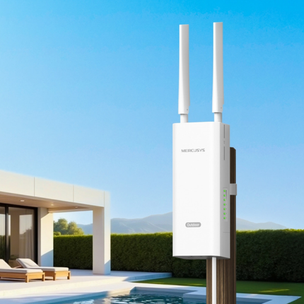راوتر Mercusys MB118-4G لاسلكي بسرعة 300 ميجابت 4G LTE - تشغيل فوري، يدعم حتى 32 جهازاً، مع هوائيات متطورة