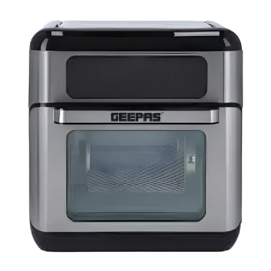 Geepas 10L Multifunction Digital Air Fryer 1500W - Extra Large Capacity, Rapid Air Technology, and Multi-Level Cooking for Healthy Family Meals