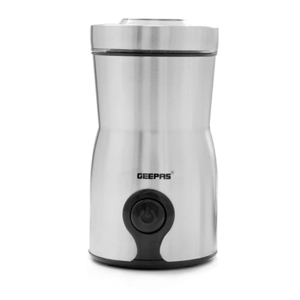 Geepas 55g Coffee and Spice Grinder - Stainless Steel Jar & Blades, Compact Design, and Precise Grinding Performance