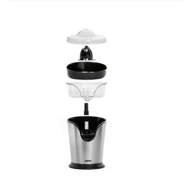 Geepas GCJ46013UK Electric Citrus Juicer - High-Efficiency Extraction, Stainless Steel Filter, and Anti-Drip Spout
