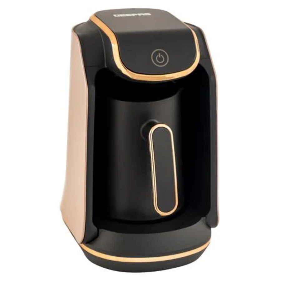 Geepas Turkish Coffee Maker - 4 Cup Capacity with Smart Sensor & Anti-Overflow System