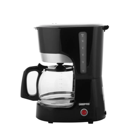 Geepas Drip Coffee Maker - 1.5L Capacity (12 Cups) with Keep Warm Function & Permanent Filter