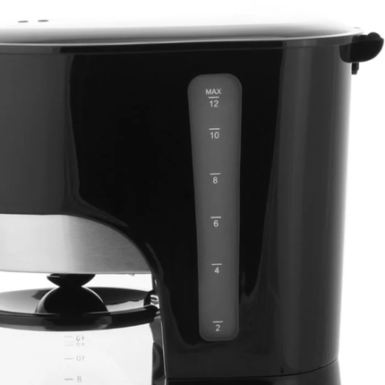 Geepas Drip Coffee Maker - 1.5L Capacity (12 Cups) with Keep Warm Function & Permanent Filter