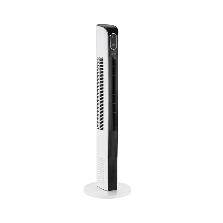 Geepas GF21167 Tower Fan - 3 Speed Settings, Oscillation Function, and Quiet Slim Design