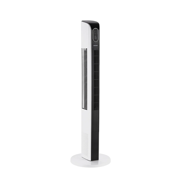 مروحة برج Geepas GF21167 مع 3 سرعات - خاصية الدوران لتوزيع الهواء، تشغيل هادئ، وتصميم عصري موفر للمساحة
