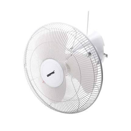 مروحة أوربت سقفية Geepas GF9607 قياس 16 إنش - دوران بزاوية 360 درجة، 3 سرعات، وتشغيل هادئ للغاية