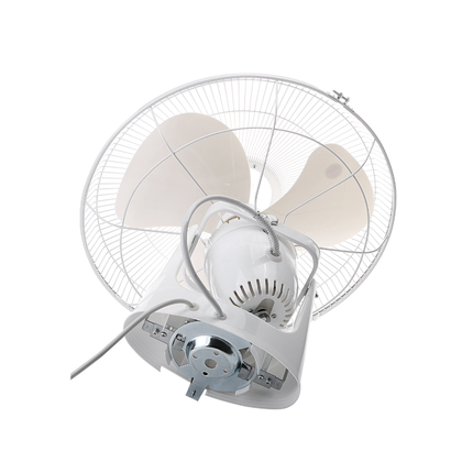 مروحة أوربت سقفية Geepas GF9607 قياس 16 إنش - دوران بزاوية 360 درجة، 3 سرعات، وتشغيل هادئ للغاية
