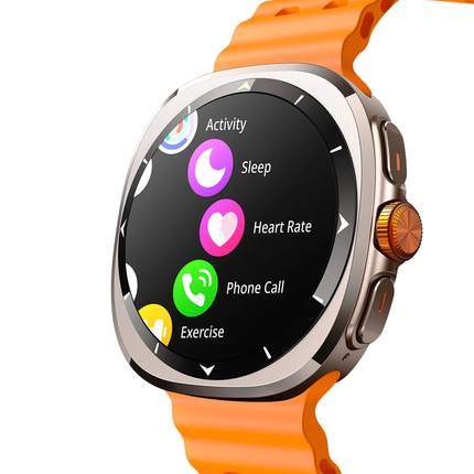 ساعة ذكية Joyroom JR-FV2 من سلسلة Venture - شاشة AMOLED، اتصال لاسلكي، مقاومة للماء بمعيار IP68، وأكثر من 100 وضع رياضي