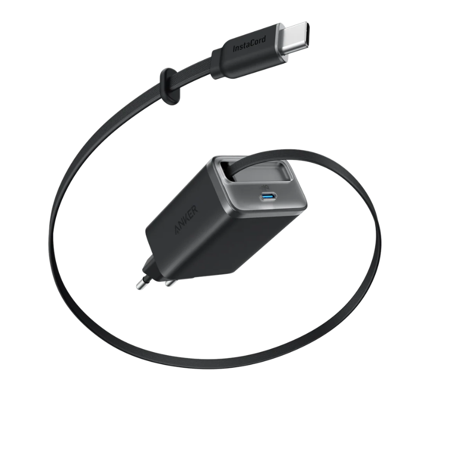 شاحن نانو من أنكر Anker Nano Charger مع كابل USB-C مدمج قابل للسحب - شحن سريع بمنفذ مزدوج وتصميم مدمج للسفر شاحن نانو من أنكر Anker Nano Charger مع كابل USB-C مدمج قابل للسحب - شحن سريع بمنفذ مزدوج وتصميم مدمج للسفر