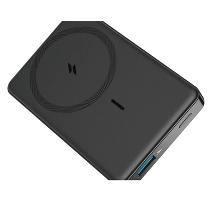 بنك طاقة لاسلكي Anker MagGo Ultra-Slim سعة 10,000 مللي أمبير - شحن لاسلكي سريع 15 واط، متوافق مع MagSafe، وتصميم نحيف جداً