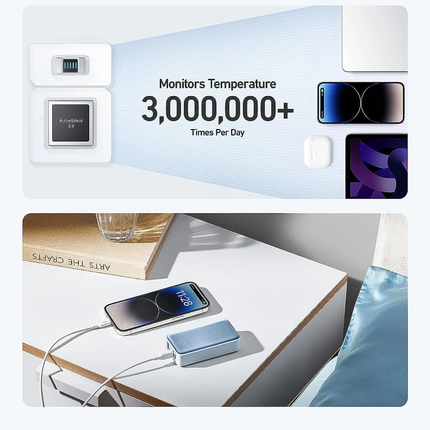 بنك طاقة أنكر Anker 533 Power Bank سعة 10,000 مللي أمبير - شحن سريع بقوة 30 واط، شاشة عرض رقمية ذكية، وتقنية PowerIQ 3.0