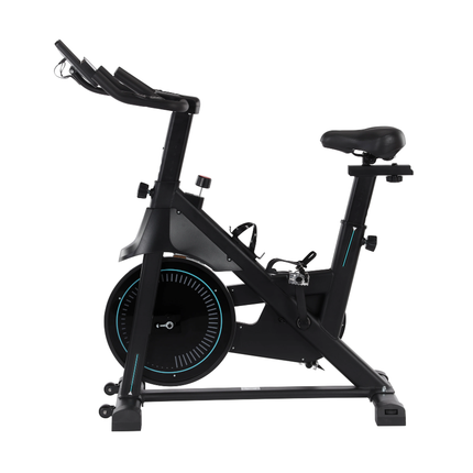 Geepas GFT90005 Bluetooth Spin Bike - Heart Rate Sensor, LCD Display, and Adjustable Resistance