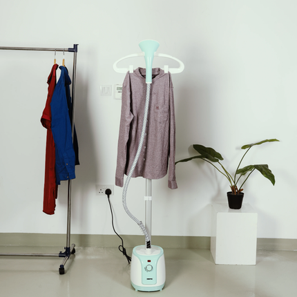 Geepas GGS9695 Garment Steamer 1800W - Massive 2L Water Tank, Fast Heating, and Professional Fabric Care