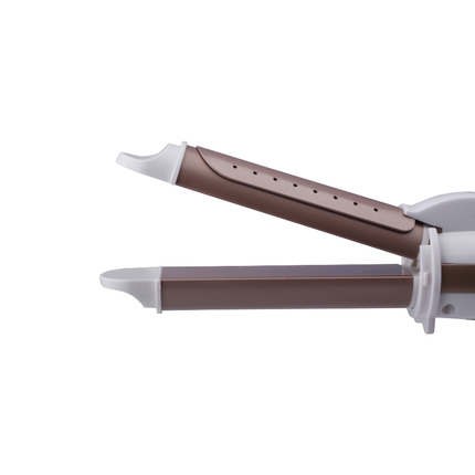 Geepas GH8686 2-in-1 Hair Curling Iron 40W - Wet & Dry Use, Ceramic Coating, and Professional Styling Design