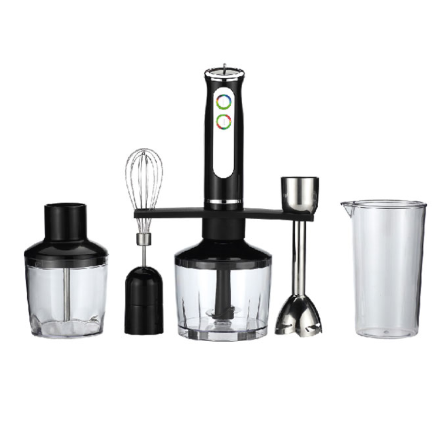 Geepas GHB6137 Hand Blender 600W - 2-Speed Control, Stainless Steel Blades, and Ergonomic Design for Quick Blending