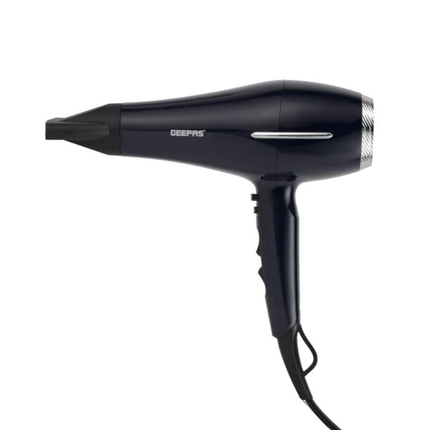 Geepas GHD86007 Professional Hair Dryer 2400W - Powerful AC Motor, Multiple Heat/Speed Settings, and Concentrator Nozzle