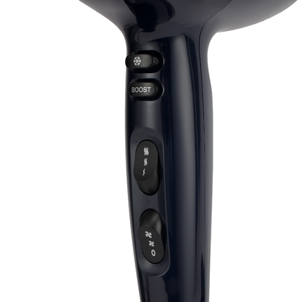 Geepas GHD86007 Professional Hair Dryer 2400W - Powerful AC Motor, Multiple Heat/Speed Settings, and Concentrator Nozzle