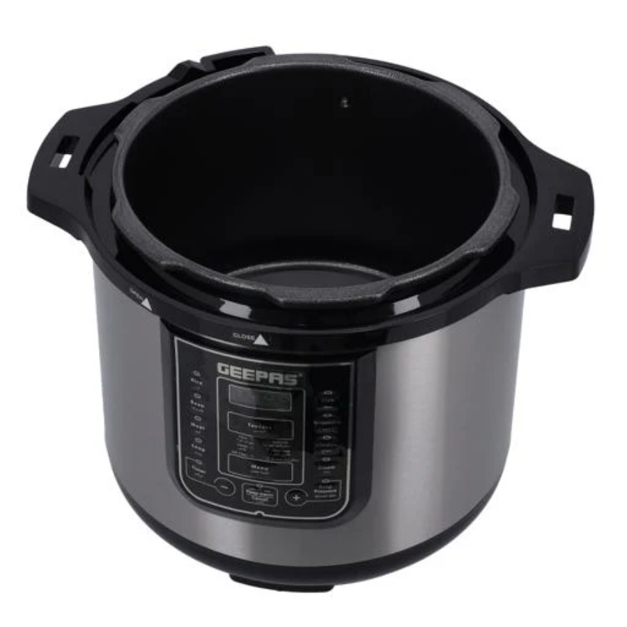 Geepas Digital Multicooker - 8L Capacity, 1200W Power with Multi-Function Control Panel Geepas Digital Multicooker - 8L Capacity, 1200W Power with Multi-Function Control Panel