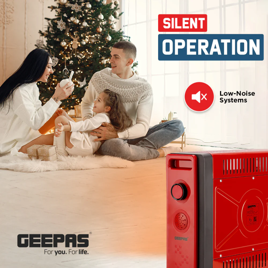 Geepas Vertical Quartz Heater - 2 Heat Settings, Space-Saving Design with Tip-Over Safety Switch Geepas Vertical Quartz Heater - 2 Heat Settings, Space-Saving Design with Tip-Over Safety Switch
