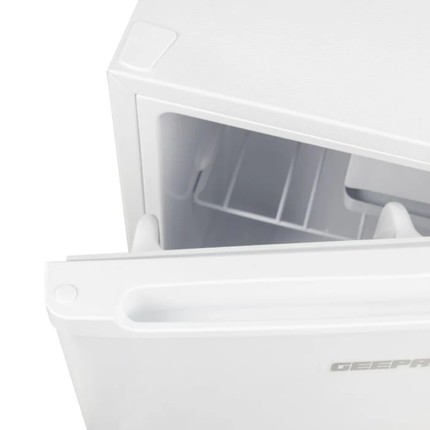 Geepas Defrost Mini Fridge - Secure Door Lock & Key, Energy Efficient Design & Silent Cooling Performance