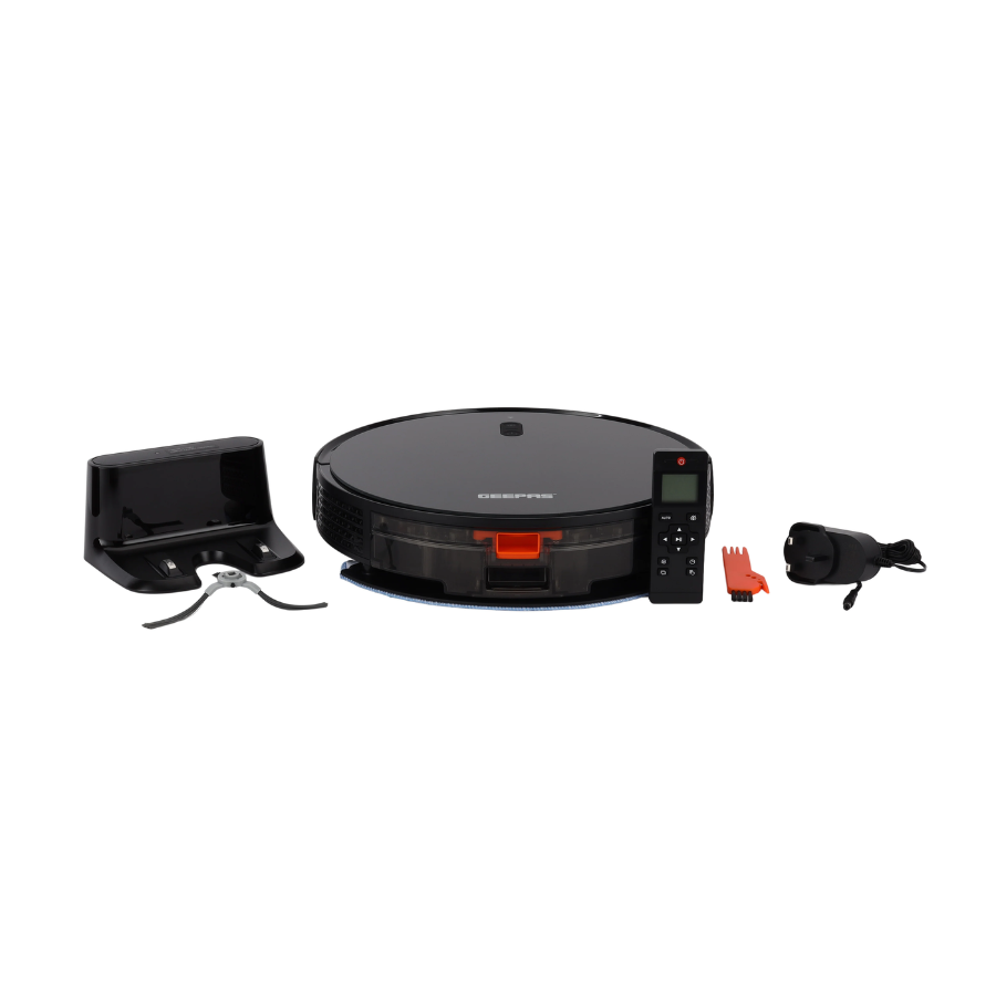 Geepas Smart Robot Vacuum Cleaner - Tuya App Control, Powerful Suction, Smart Navigation with Mopping & Sweeping Function Geepas Smart Robot Vacuum Cleaner - Tuya App Control, Powerful Suction, Smart Navigation with Mopping & Sweeping Function