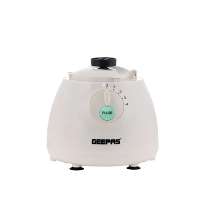 Geepas 2-in-1 Blender - 400W Motor, 1.5L Blender Jar with Additional Mill, Stainless Steel Blades & Overheat Protection