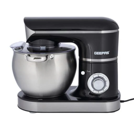 Geepas Professional Kitchen Machine - 1500W Powerful Motor, Massive 8.5L Stainless Steel Bowl, 6 Speeds with Full Metal Attachments