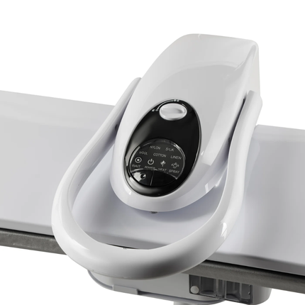 Geepas Digital Steam Iron - Ceramic Soleplate, Smart LCD Display Control, Powerful Burst of Steam & Self-Cleaning System