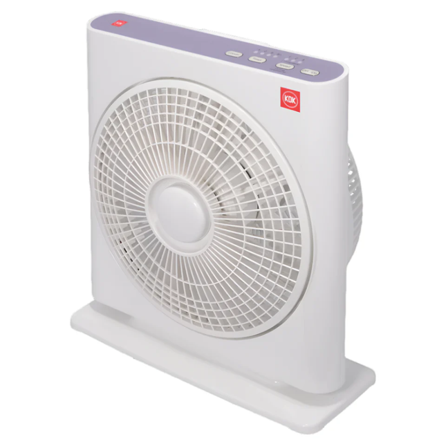 مروحة KDK طاولة (SD30X) مع ريموت كنترول - ميزة النسيم الطبيعي (1/f Yuragi)، مؤقت 8 ساعات، وشبكة دوارة لتوزيع الهواء بذكاء وأناقة