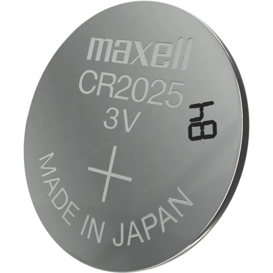 Maxell CR2025 3V Lithium Coin Cell Battery - Authentic Japanese Power for Medical Devices, Watches, and Car Remotes
