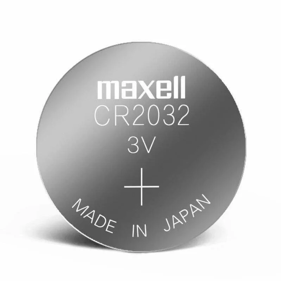 Maxell CR2032 3V Lithium Coin Cell Battery - Authentic Japanese Power for Computers, Watches, and Car Remotes