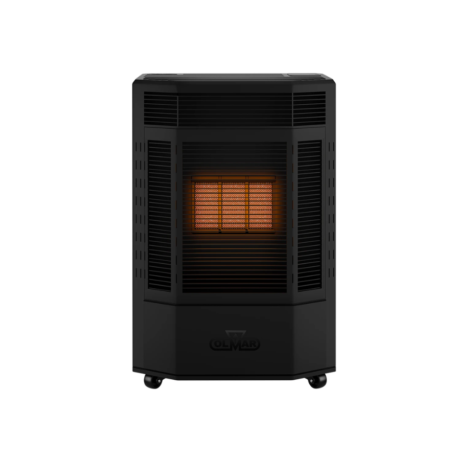مدفأة غاز أولمار (Olmar) موديل ECO3 TURBO - تدفئة سيراميك 3 شعلات مع مروحة توربو لتوزيع حراري فائق وأمان متكامل مدفأة غاز أولمار (Olmar) موديل ECO3 TURBO - تدفئة سيراميك 3 شعلات مع مروحة توربو لتوزيع حراري فائق وأمان متكامل