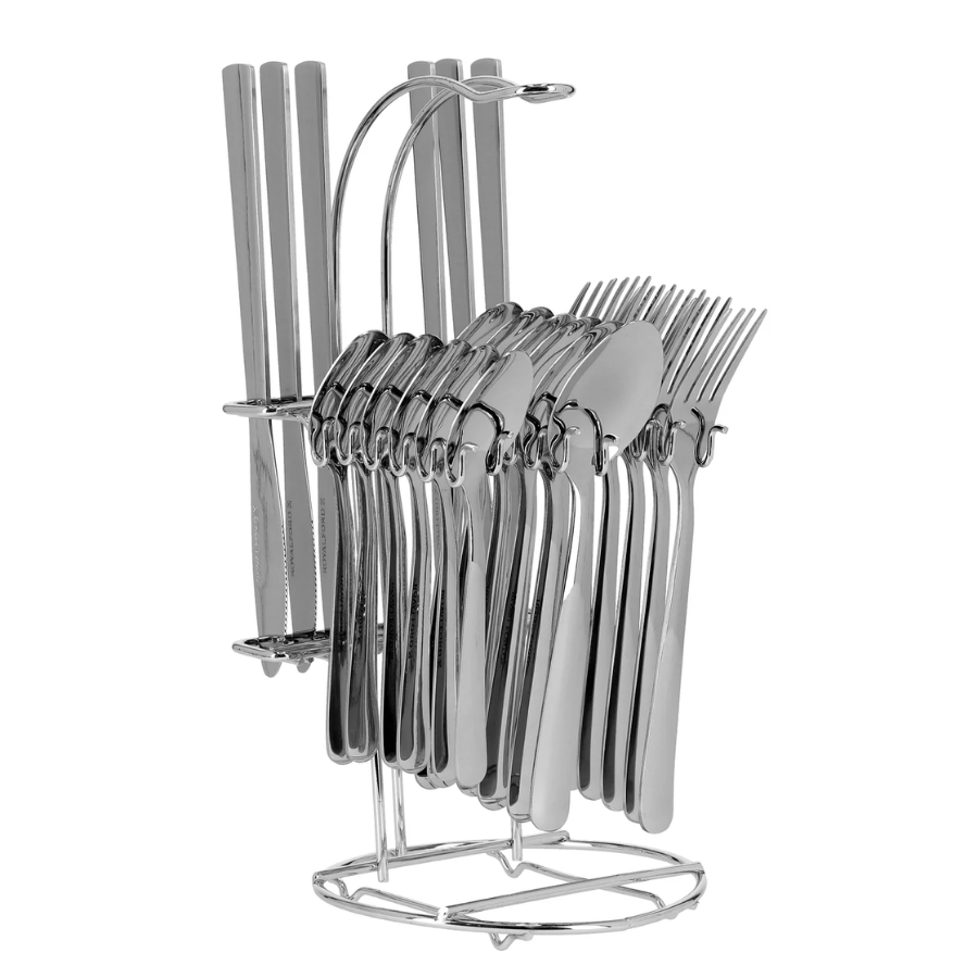 Royalford High-Quality Stainless Steel Cutlery Set - Modern Mirror Finish Design, Rust-Resistant, Perfect for Daily Dining & Events Royalford High-Quality Stainless Steel Cutlery Set - Modern Mirror Finish Design, Rust-Resistant, Perfect for Daily Dining & Events