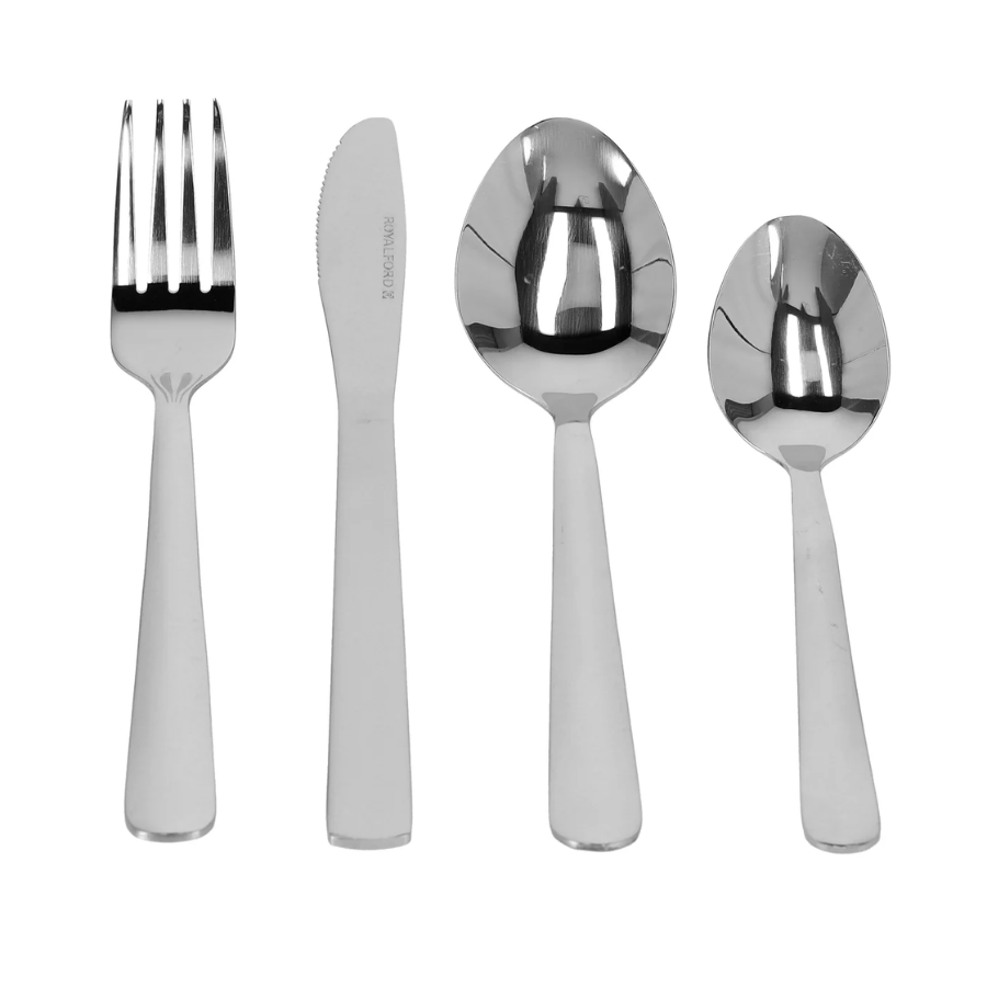 Royalford High-Quality Stainless Steel Cutlery Set - Modern Mirror Finish Design, Rust-Resistant, Perfect for Daily Dining & Events Royalford High-Quality Stainless Steel Cutlery Set - Modern Mirror Finish Design, Rust-Resistant, Perfect for Daily Dining & Events
