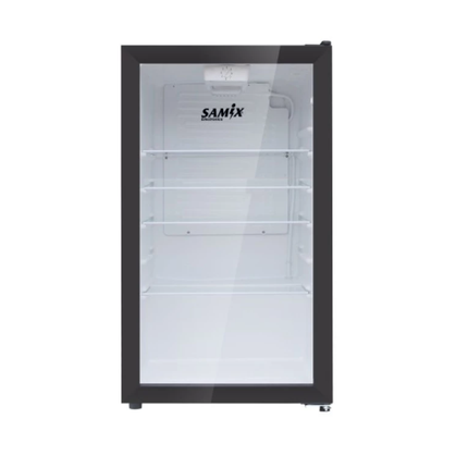 Samix 92L Beverage Cooler & Display Fridge SNK LC-92 - Transparent Glass Door, Fast Cooling & Modern Design for Offices and Kitchens