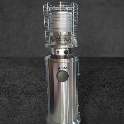 Segma Stainless Steel Outdoor & Indoor Gas Heater SEGMA1 - High-Performance Heating, Rust-Resistant Modern Design for Gardens & Terraces