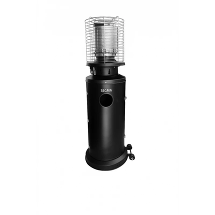 Segma Outdoor & Indoor Gas Heater - Black, High-Performance Pyramid Design, Weather-Resistant Heating for Terraces & Gardens