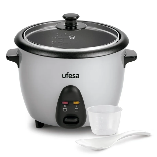 Ufesa Rice Cooker AR4010 - 1L Capacity, Non-Stick Inner Pot, Automatic Keep Warm Function & Easy-to-Clean Practical Design