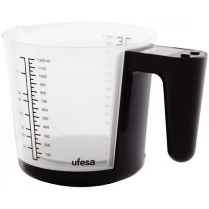 Ufesa Digital Kitchen Scale BC1400 - High Precision Measurement, Clear LCD Display & Tare Function for Perfect Recipe Preparation