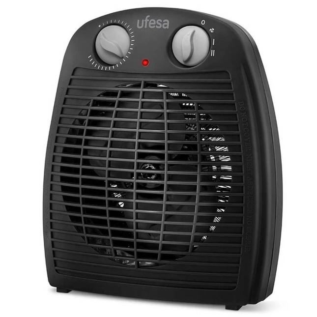 Ufesa CF2000 Convector Heater - 2000W Power, 3 Heat Settings, Adjustable Thermostat & Slim Silent Design