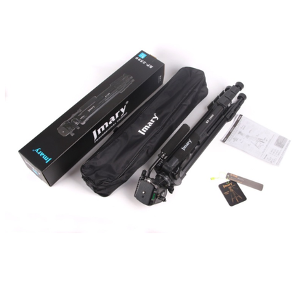 Jmary KP-2599 Professional Tripod - 1.65m Height, Durable Aluminum Structure, 360° Rotation for Cameras & Video Gear
