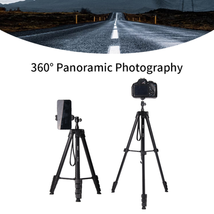 Jmary KP-2208 Professional Tripod - 1.83m Height, Extra Durable Aluminum Structure, with Mobile Holder for DSLR & Smartphones