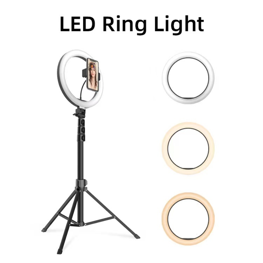 رنج لايت جيماري (Jmary) موديل FM-536A مقاس 14 إنش - إضاءة LED احترافية، تحكم بالسطوع والألوان، مع حامل موبايل وحقيبة حمل رنج لايت جيماري (Jmary) موديل FM-536A مقاس 14 إنش - إضاءة LED احترافية، تحكم بالسطوع والألوان، مع حامل موبايل وحقيبة حمل