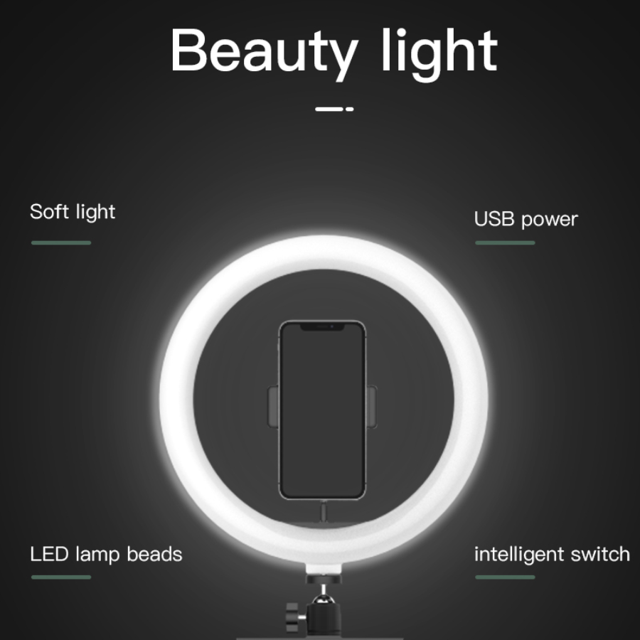 رنج لايت جيماري (Jmary) موديل FM-536A مقاس 14 إنش - إضاءة LED احترافية، تحكم بالسطوع والألوان، مع حامل موبايل وحقيبة حمل رنج لايت جيماري (Jmary) موديل FM-536A مقاس 14 إنش - إضاءة LED احترافية، تحكم بالسطوع والألوان، مع حامل موبايل وحقيبة حمل