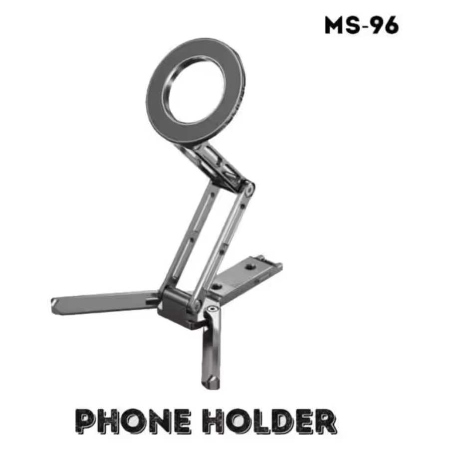 حامل موبايل مغناطيسي جيماري (Jmary) موديل MS-96 - تصميم مكتبي أنيق، دوران 360 درجة، قاعدة ثابتة وتوافق عالمي للهواتف الذكية حامل موبايل مغناطيسي جيماري (Jmary) موديل MS-96 - تصميم مكتبي أنيق، دوران 360 درجة، قاعدة ثابتة وتوافق عالمي للهواتف الذكية