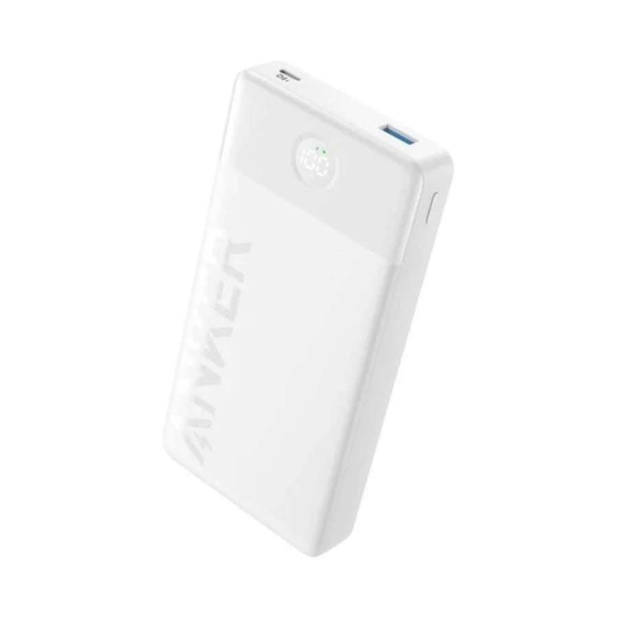 Anker 15W Power Bank 20,000mAh Portable Charger - Dual Port Charging with Real-Time Digital Battery Display - White Anker 15W Power Bank 20,000mAh Portable Charger - Dual Port Charging with Real-Time Digital Battery Display - White