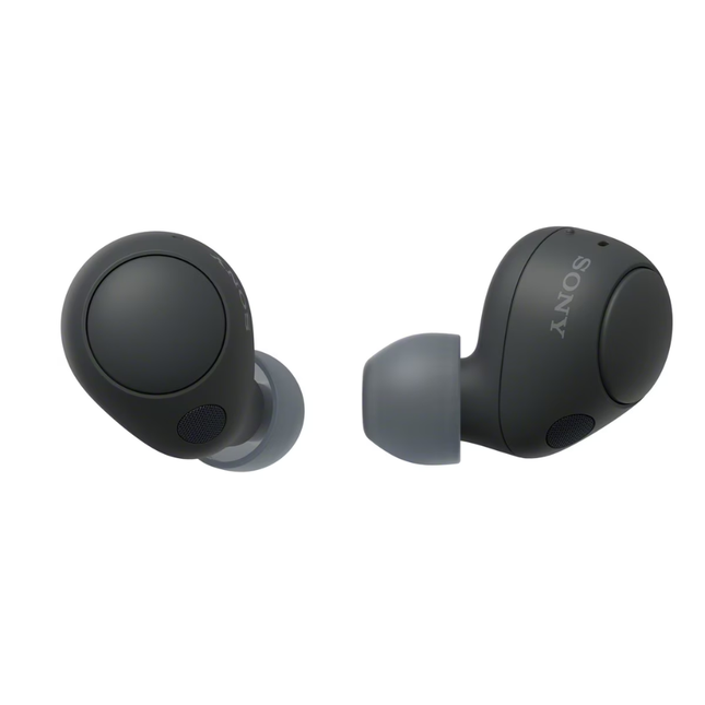 سماعات سوني (Sony) اللاسلكية WF-C700N - بخاصية إلغاء الضوضاء، تقنية DSEE للصوت عالي الجودة، مقاومة للماء بمعيار IPX4، واتصال متعدد النقاط - لون أسود