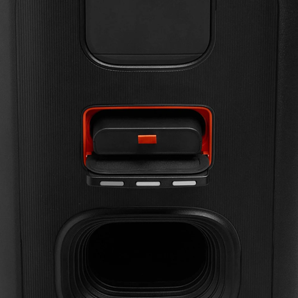 سماعة جي بي إل (JBL) بارتي بوكس ستيدج 320 - صوت JBL Pro القوي، عرض ضوئي متكيف، بطارية تدوم حتى 18 ساعة، ومقاومة للماء IPX4