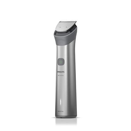 Philips All-in-One Trimmer 5000 Series - 13-in-1 Grooming Kit for Face, Hair & Body, BeardSense Technology, Self-Sharpening Steel Blades