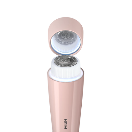 Philips Facial Hair Remover Series 5000 - Compact Design for Smooth Skin, Built-in StarLight, Gentle Shaving Head for Sensitive Skin